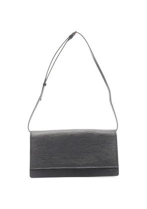 Louis Vuitton Pre-Owned textured-leather shoulder bag - Black