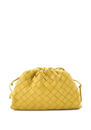 Bottega Veneta Pre-Owned The Pouch Intrecciato Nappa Mini crossbody bag - Yellow