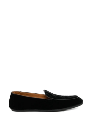 TOM FORD velvet loafers - Black