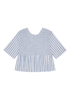 GANNI striped blouse - Blue