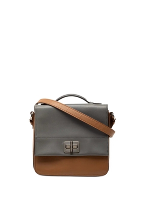 Prada Pre-Owned 2000-2025 Bicolor City Calf satchel - Brown