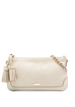 Burberry Pre-Owned 2000-2017 Leather Tassel Chain crossbody bag - Brown