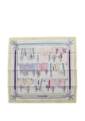 Hermès Pre-Owned 20s print handkerchief - White