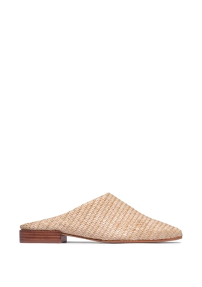 Bernardo Porto woven mules - Neutrals