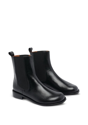 ANGEL ALARCON 30mm leather Chelsea boots - Black