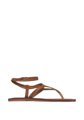 Bernardo Mallorie crisscross ankle-strap sandals - Brown