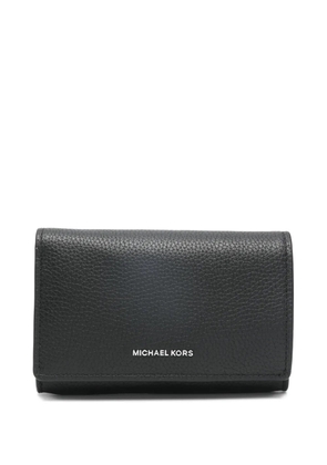 Michael Michael Kors logo-lettering wallet - Black