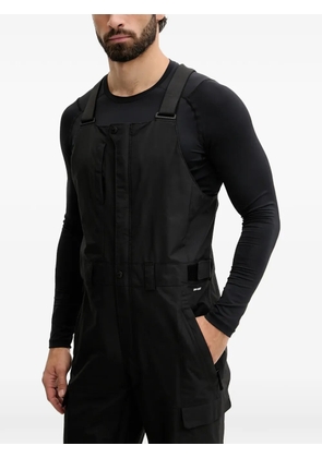 The North Face button suspender ski suit - Black