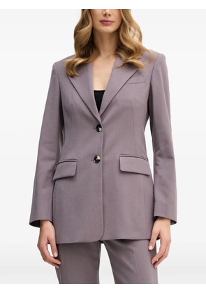 Sisley buttoned V-neck blazer - Grey