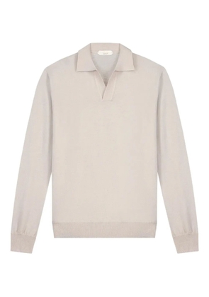 Aurélien buttonless long-sleeve pullover - Neutrals