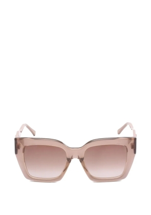 Jimmy Choo Pre-Owned 2010s square-frame sunglasses - Neutrals