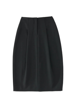 Studio Nicholson Carson pleated midi skirt - Black
