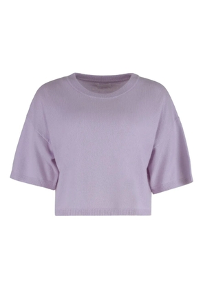 SABLYN Miles short-sleeve cashmere top - Purple