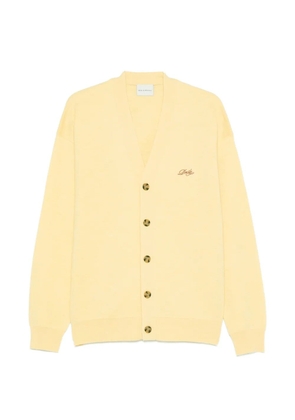 Drôle De Monsieur button-fastening cardigan - Yellow