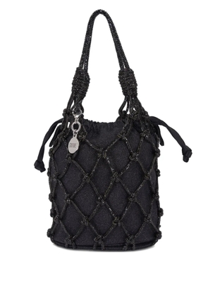 Judith Leiber crystal-embellished tote bag - Black