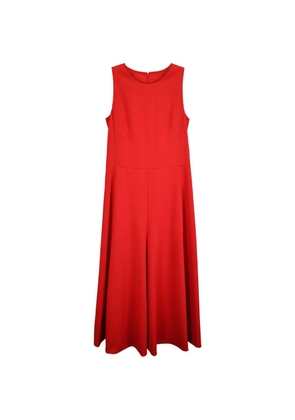 Akris fluted midi dress - Red