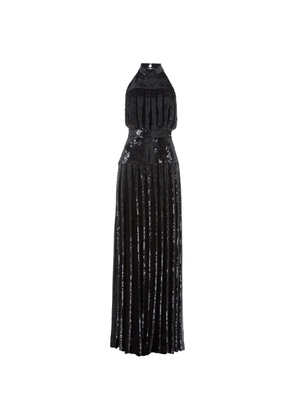 Temperley London Filigree sequin maxi dress - Black