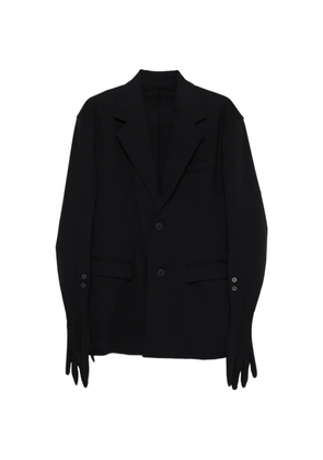 Issey Miyake glove-detail fitted jacket - Black