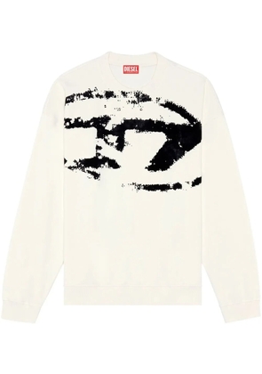 Diesel S-Boxt-N5 cotton sweatshirt - White