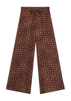 Pierre-Louis Mascia Aloe palazzo pants - Brown