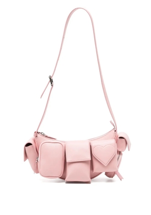 Fiorucci super pocket leather bag - Pink