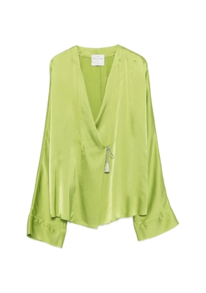 Forte Forte tassel-detail blouse - Green