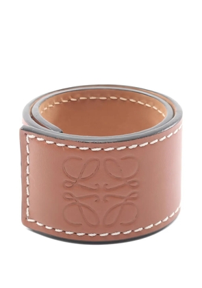 Loewe Pre-Owned 2010s leather bracelet - Brown