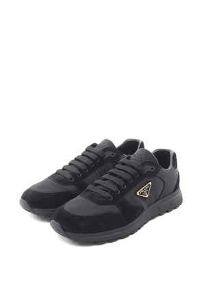 Prada Pre-Owned Prax 2.0 nylon suede sneakers - Black