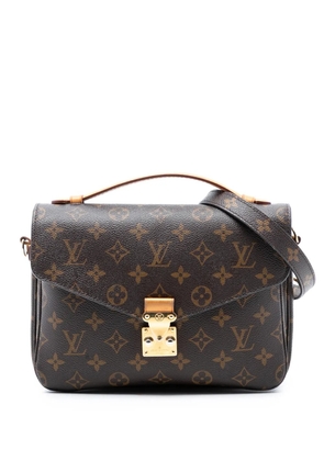 Louis Vuitton Pre-Owned 2016 Monogram Pochette Metis satchel - Brown