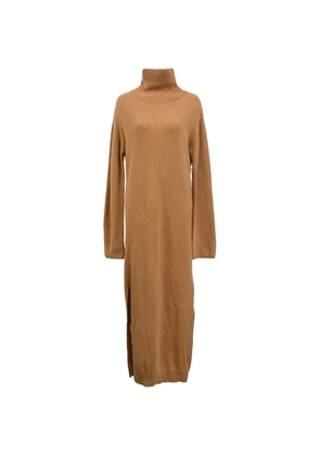 Nanushka turtleneck midi dress - Brown