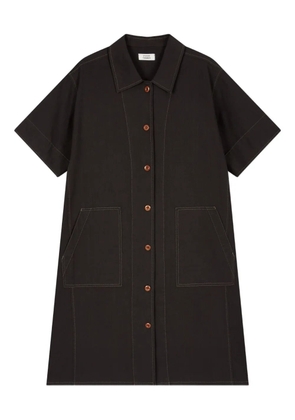 TOMBOY short-sleeve shirt mini dress - Green