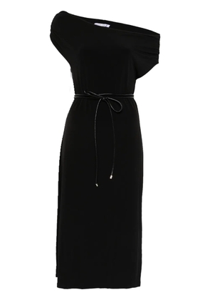 Patrizia Pepe belted midi dress - Black
