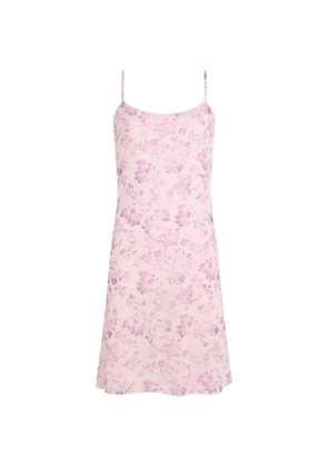 Karl Lagerfeld Jeans flower-print mini dress - Pink