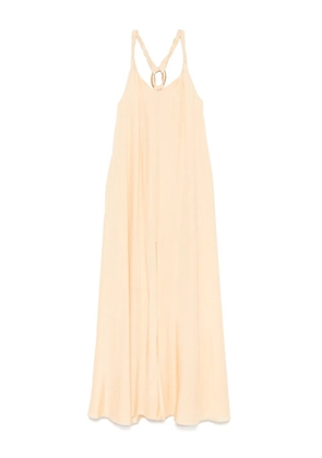 Patrizia Pepe ring hardware detailed maxi dress - Neutrals