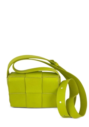 Bottega Veneta Pre-Owned mini Intrecciato Cassette leather cross body bag - Green