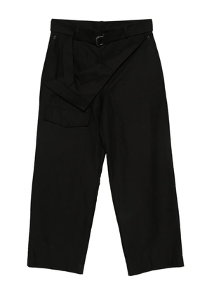 JiyongKim panelled trousers - Black