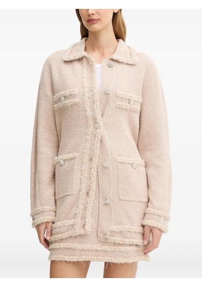 Blugirl fringed embellished cardigan - Neutrals
