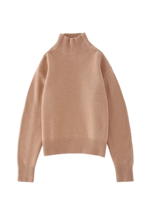 Studio Nicholson Gomes ribbed turtle-neck top - Brown