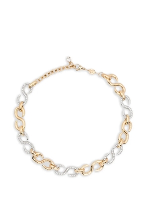Swarovski Dextera crystal chain necklace - Gold