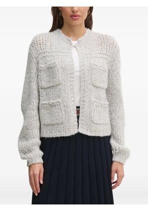 OUI pocket embellished knitwear - Grey