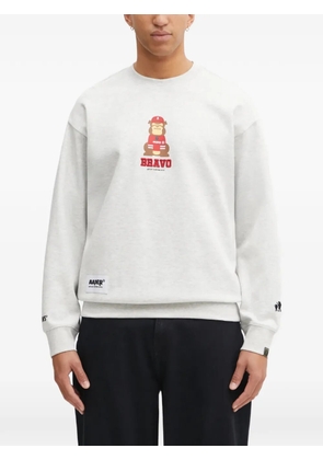 AAPE BY *A BATHING APE® graphic-print crew-neck sweatshirt - Grey