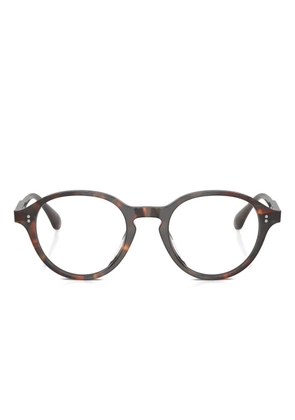 Oliver Peoples round-frame glasses - Brown