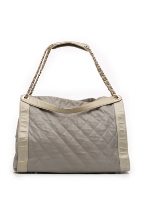CHANEL Pre-Owned 2012 Quilted Lambskin In The Mix Tote satchel - Brown
