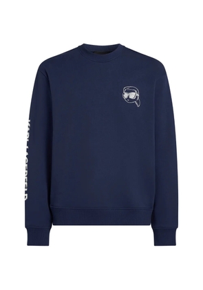 Karl Lagerfeld logo relaxed sweatshirt - Blue