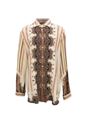 Etro Vintage printed button-down shirt - Neutrals