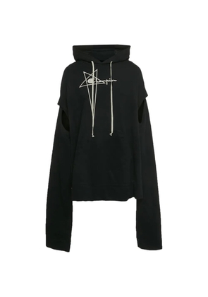 Rick Owens X Champion long-sleeves hoodie - Black