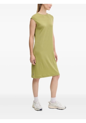 icebreaker cap-sleeve round-neck mini dress - Green
