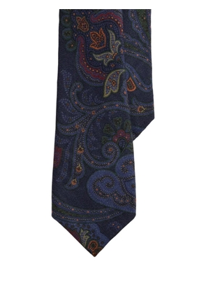 Ralph Lauren Purple Label paisley-print tie - Blue