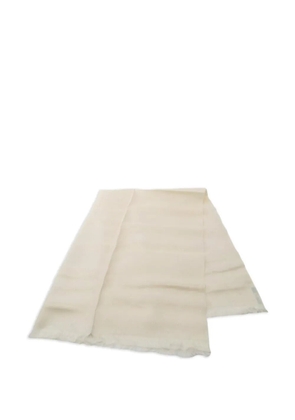 Hermès Pre-Owned 1910 bee-motif silk scarf - Neutrals