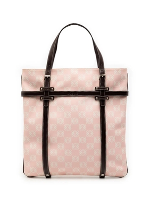 Loewe Pre-Owned 2010-2025 Anagram Coated Canvas tote bag - Pink